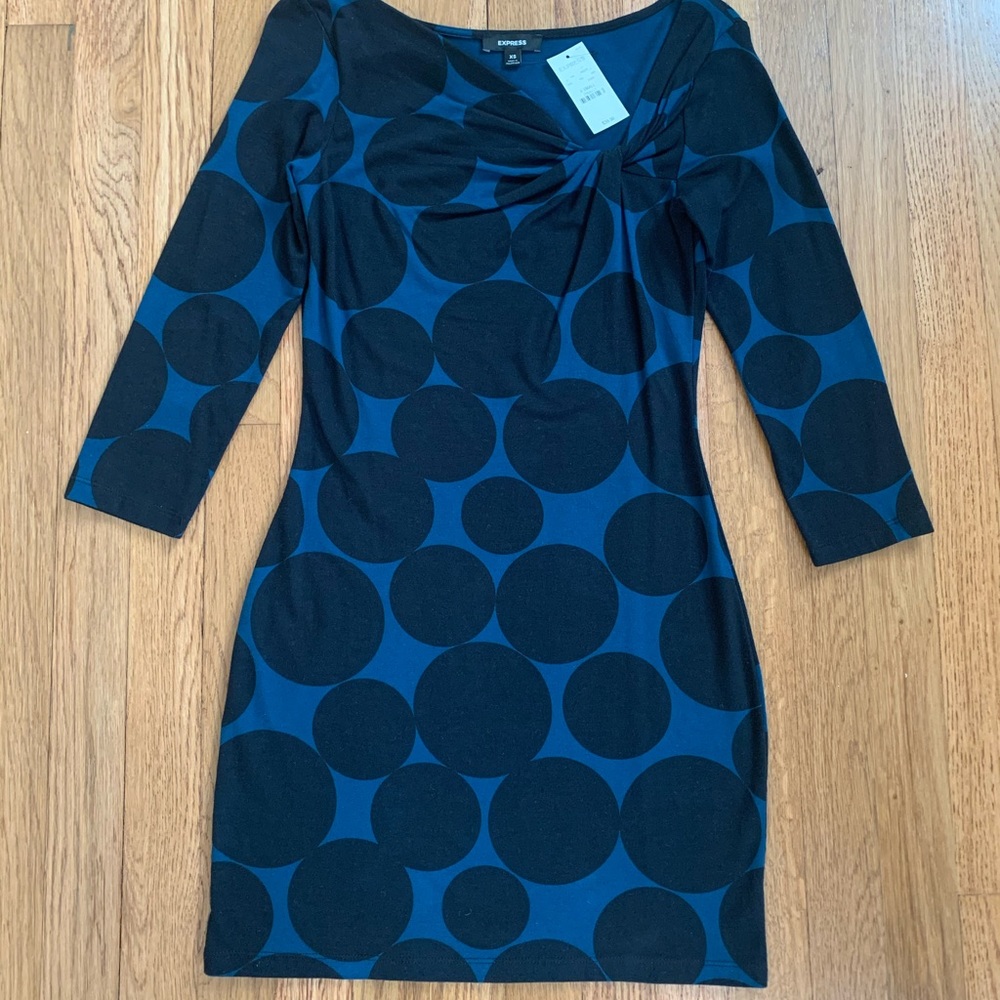 Express Navy / Black Dress